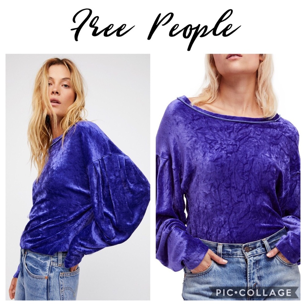 🌟SALE🌟 Free People | 💜Velvet Milan Layfering Top Sz S